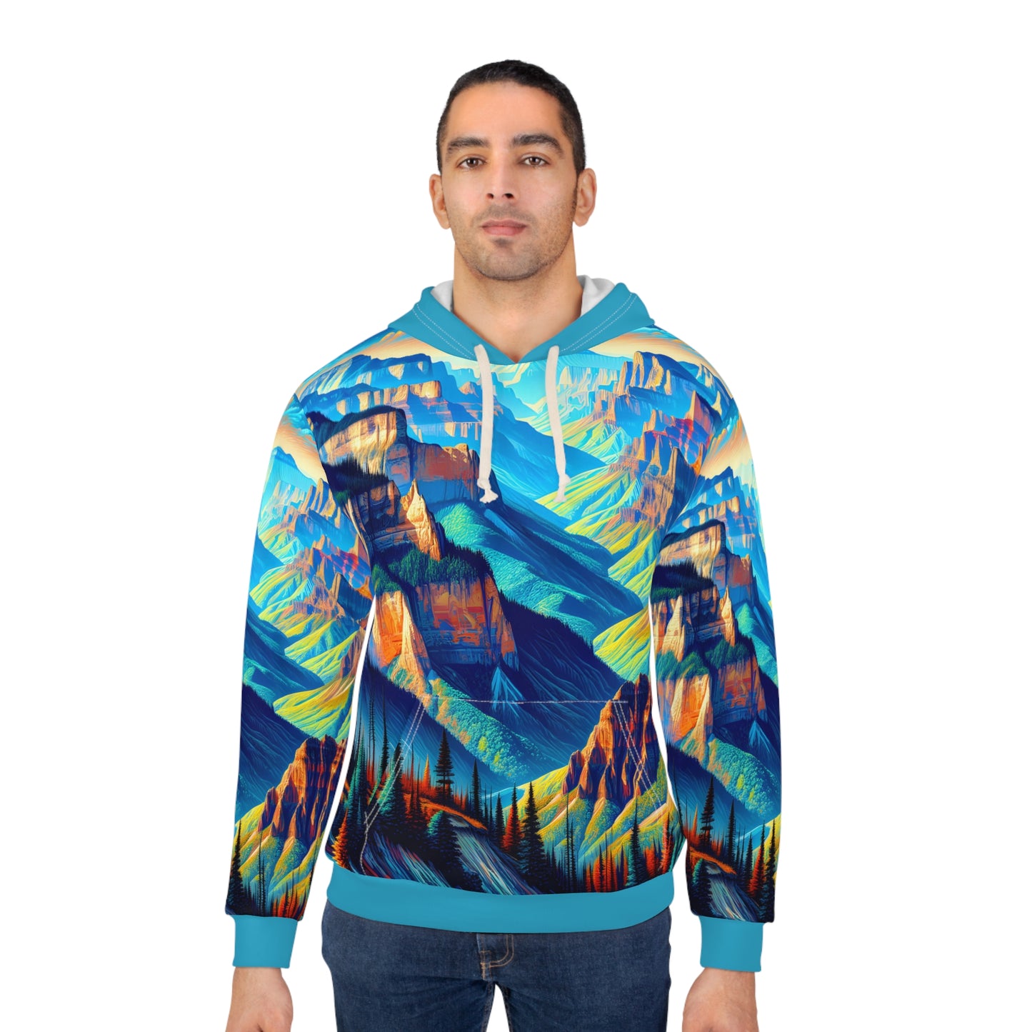 Grand Canyon Hoodie Unisex All-Over Print Artistic Nature Adventure Pullover