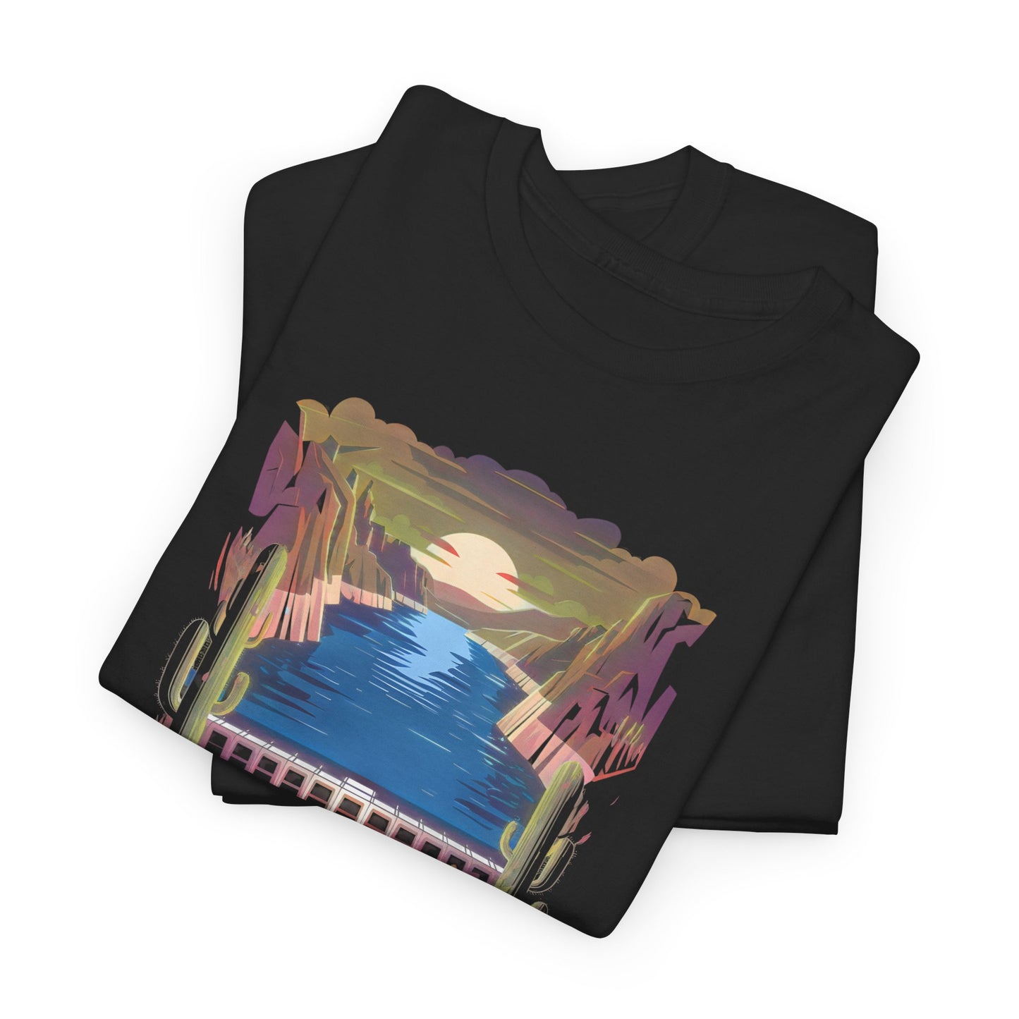 Lake Mead National Recreation Area Vintage T-Shirt Desert Sunset Graphic Tee