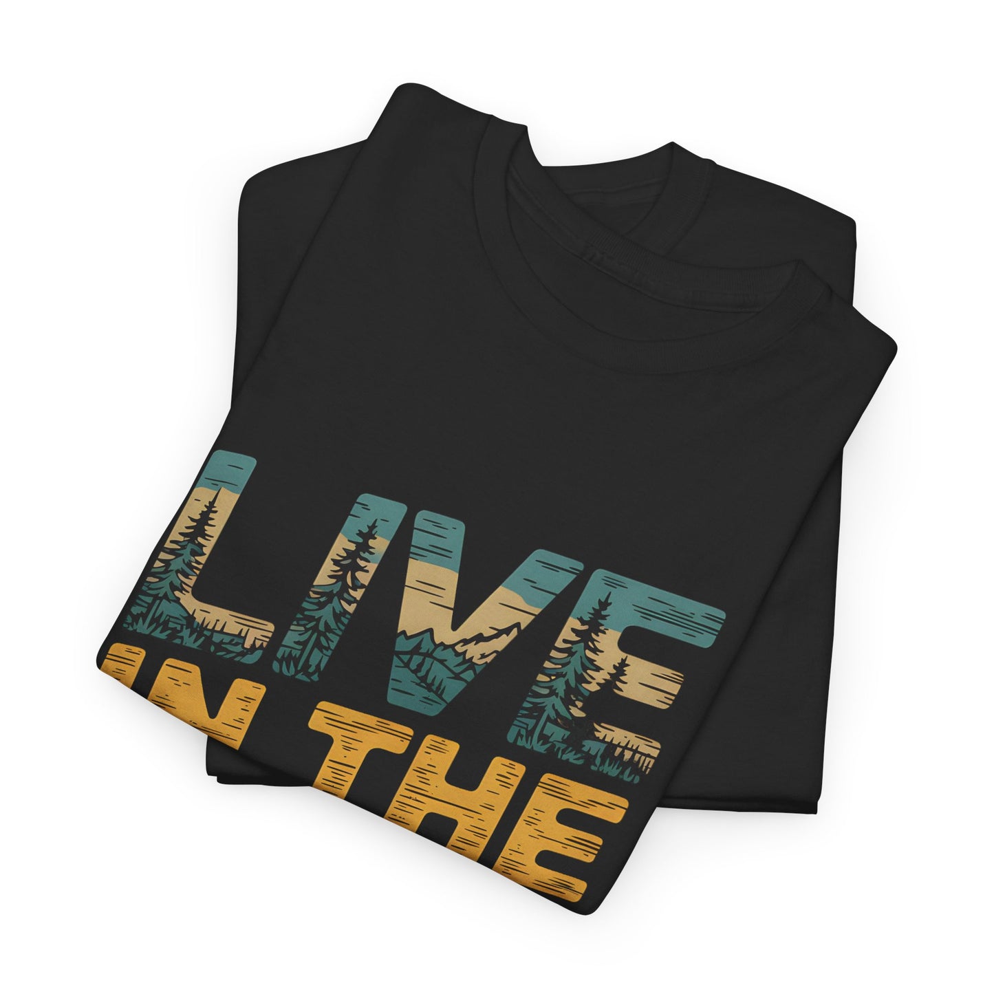 Live in the Moment T-Shirt Vintage Graphic Tee Unisex Adventure Hiking Shirt