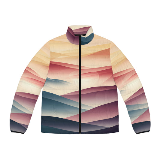 Fogline Echo Puffer Jacket Art Design Outdoor Adventure Winter Apparel Unisex