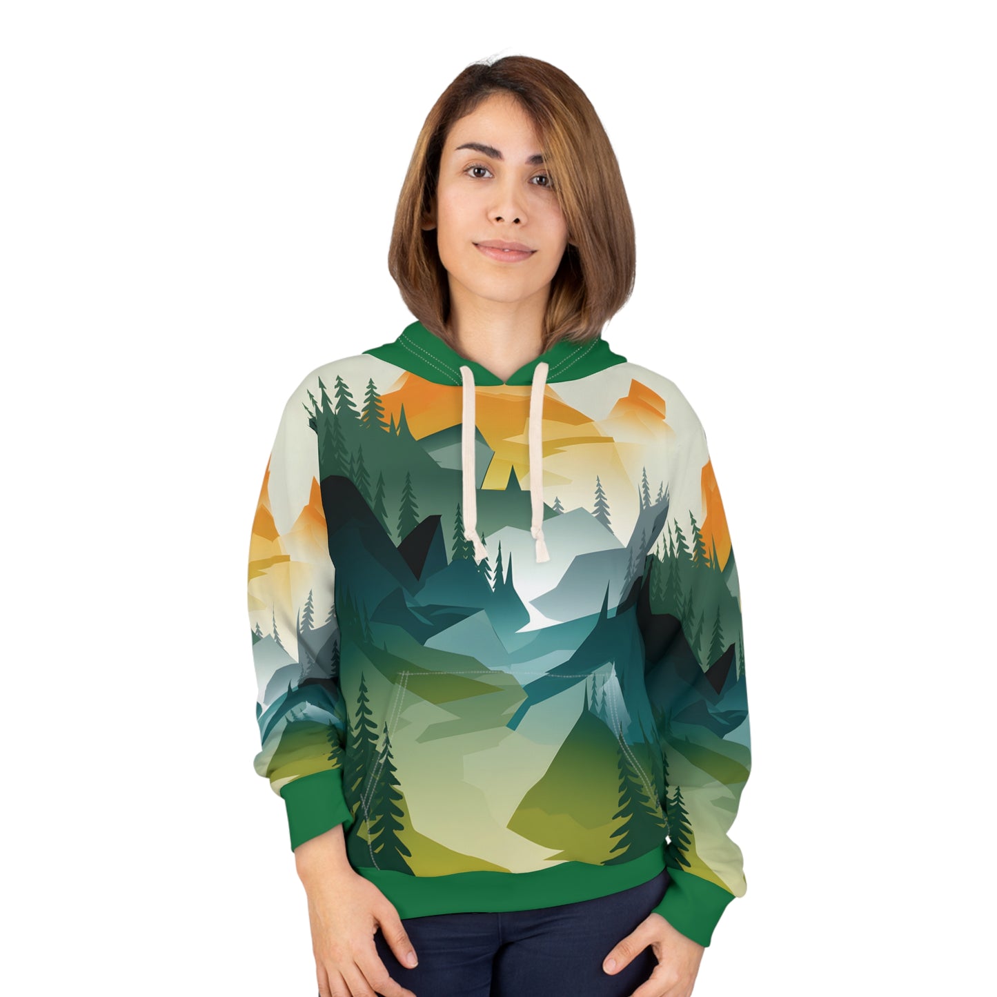 Shadow Range All-Over Print Hoodie Outdoor Apparel for Adventure Travel Wear