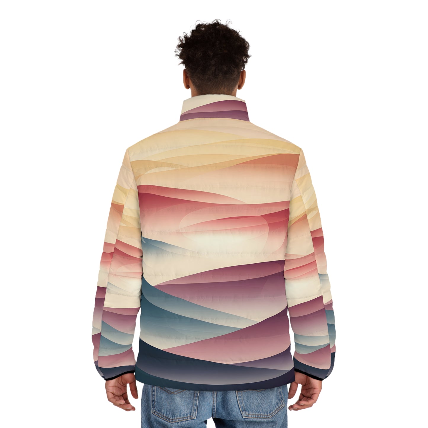 Fogline Echo Puffer Jacket Art Design Outdoor Adventure Winter Apparel Unisex