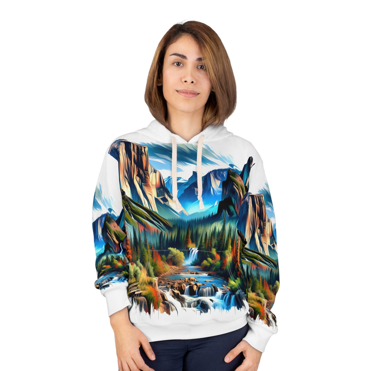 El Capitan Artistic Hoodie All-Over Print Adventure Nature Pullover