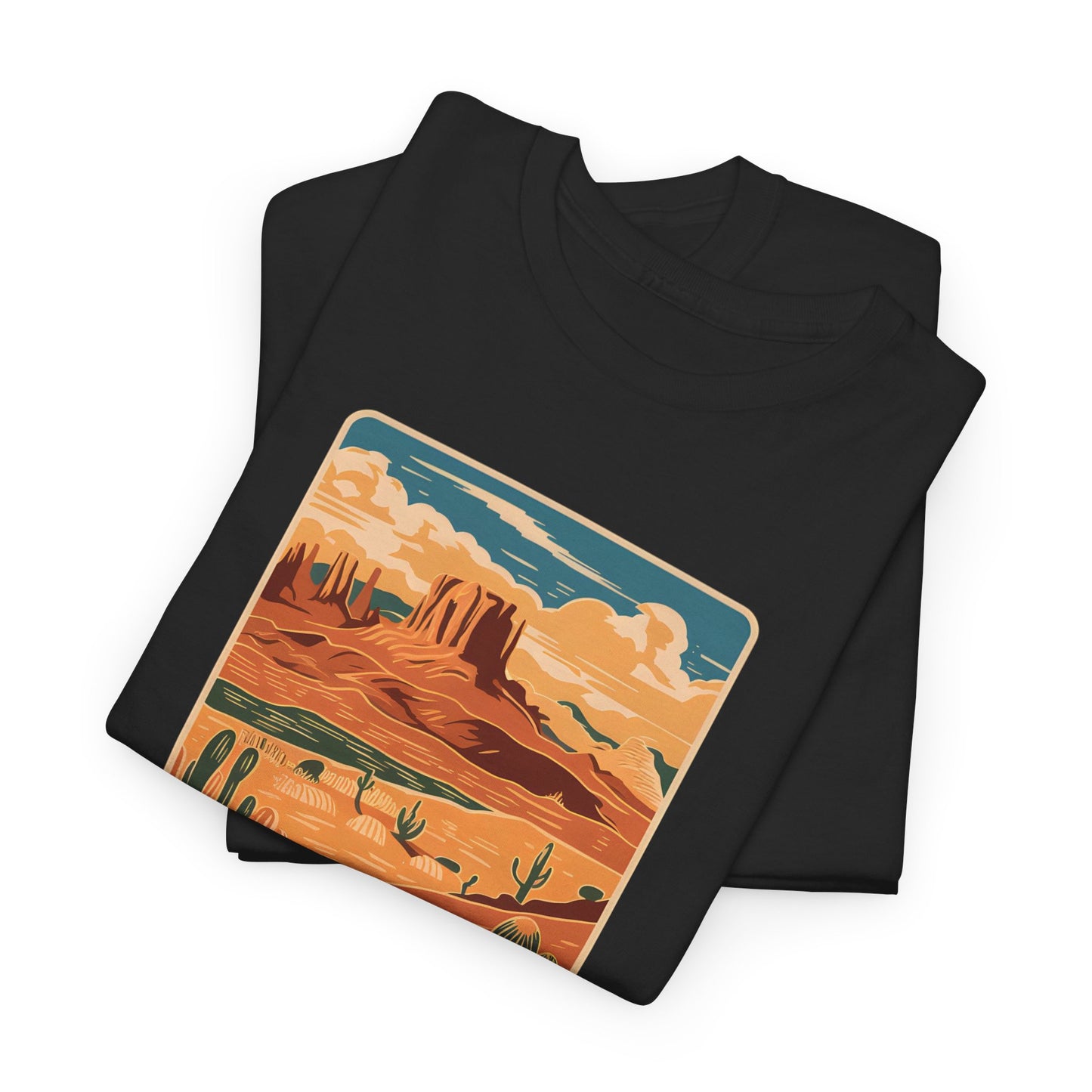 Mojave Oasis Adventure Tee Vintage Poster Style T Shirt Desert Nature Lover