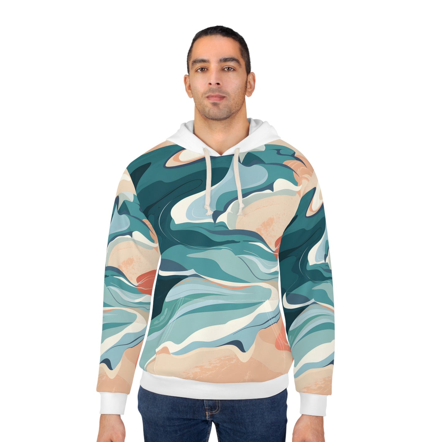 Wild Whispers All-Over Print Pullover Hoodie Outdoor Travel Apparel Unisex Wear