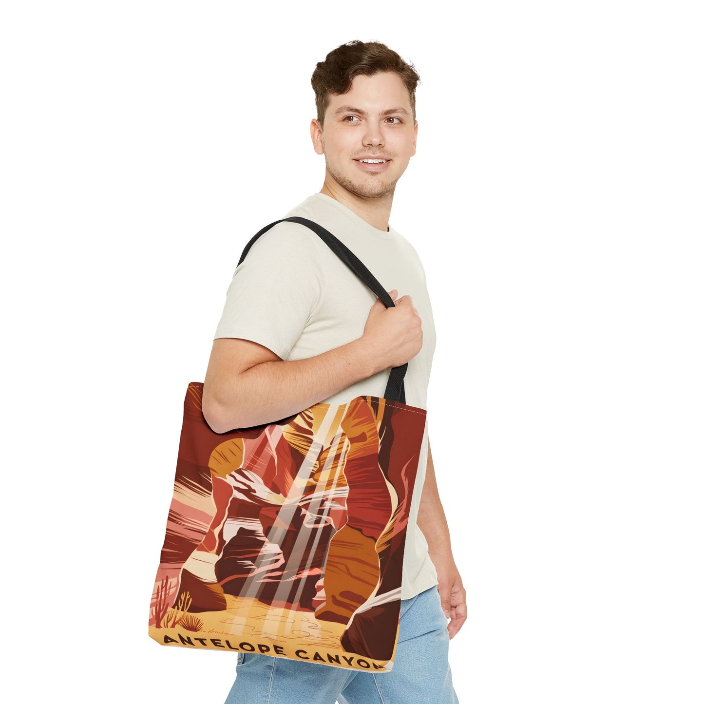 Antelope Canyon All Over Print Tote Bag Arizona Landscape Travel Accessory