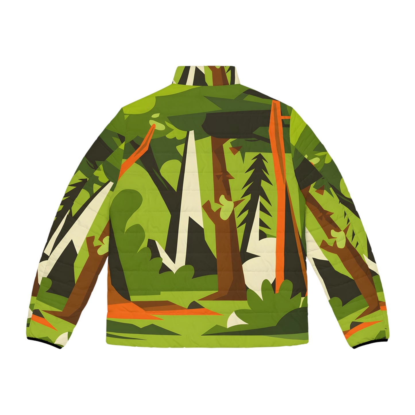 Simplified Forest Puffer Jacket Outdoor Apparel Warm Stylish Windbreaker Winter
