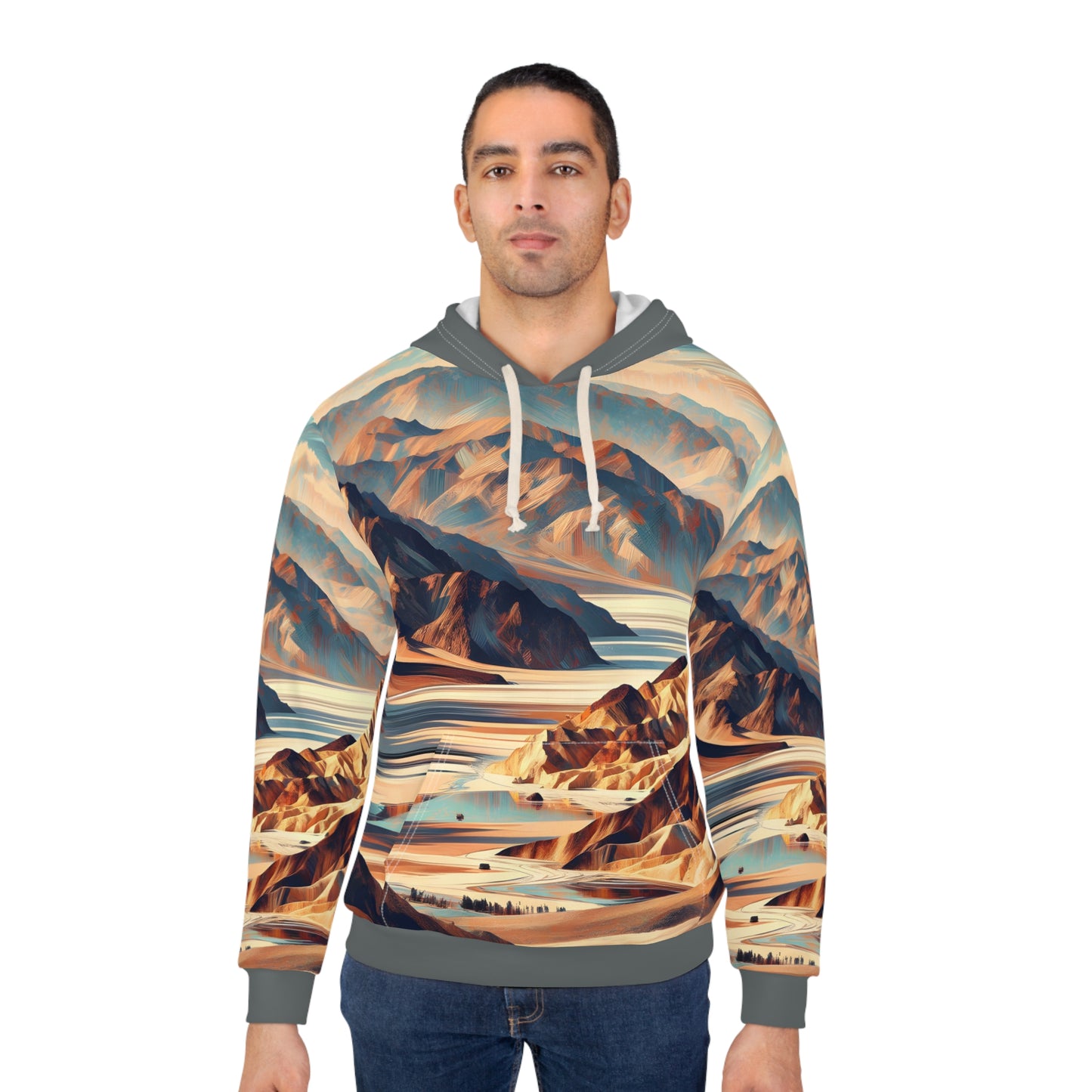 All-Over Print Hoodie Featuring Stunning Death Valley National Park Design