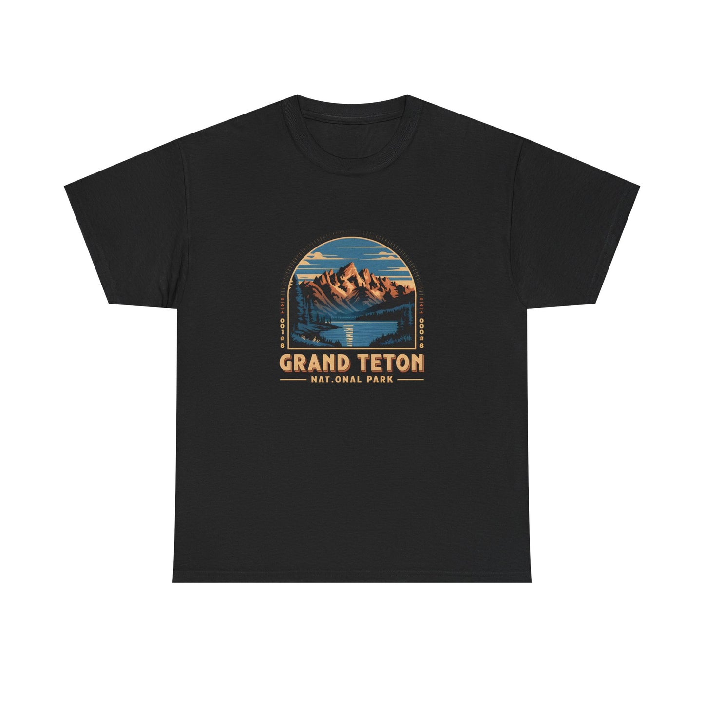 Grand Teton National Park T-Shirt Vintage Graphic Tee Hiking Nature Scenic