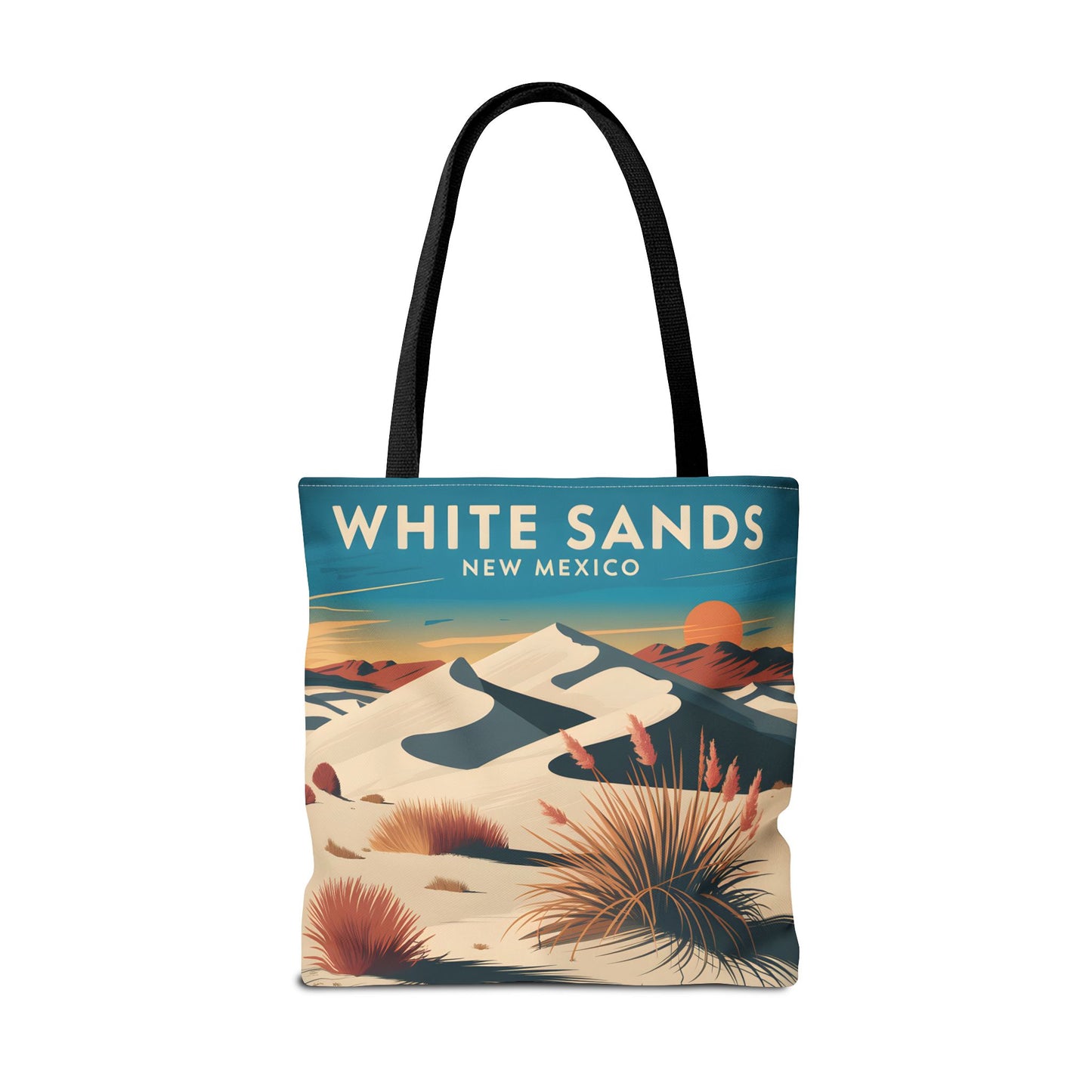 White Sands New Mexico All Over Print Tote Bag Desert Landscape Art