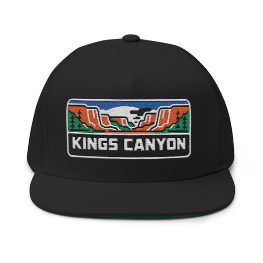 Kings Canyon National Park Flat Bill Hat Outdoor Adventure Gear