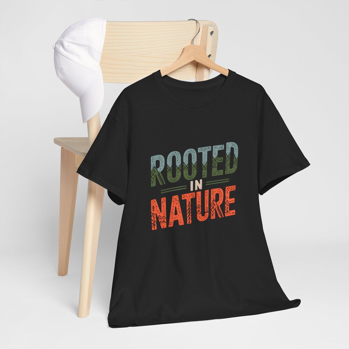 Rooted in Nature Vintage Graphic Short Sleeve T-Shirt Outdoor Gift Apparel