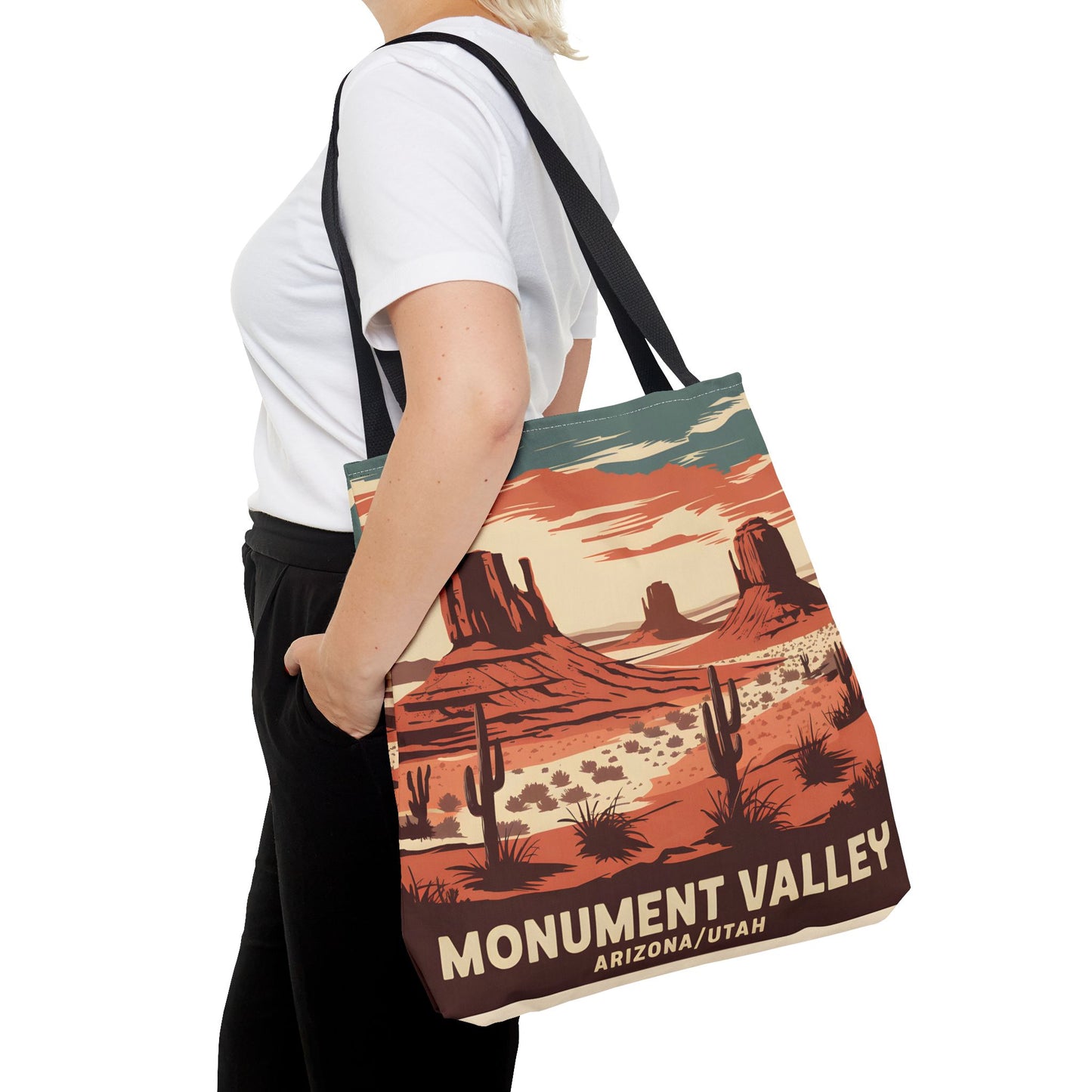 Monument Valley Arizona Utah All Over Print Tote Bag Desert Landscape Gift