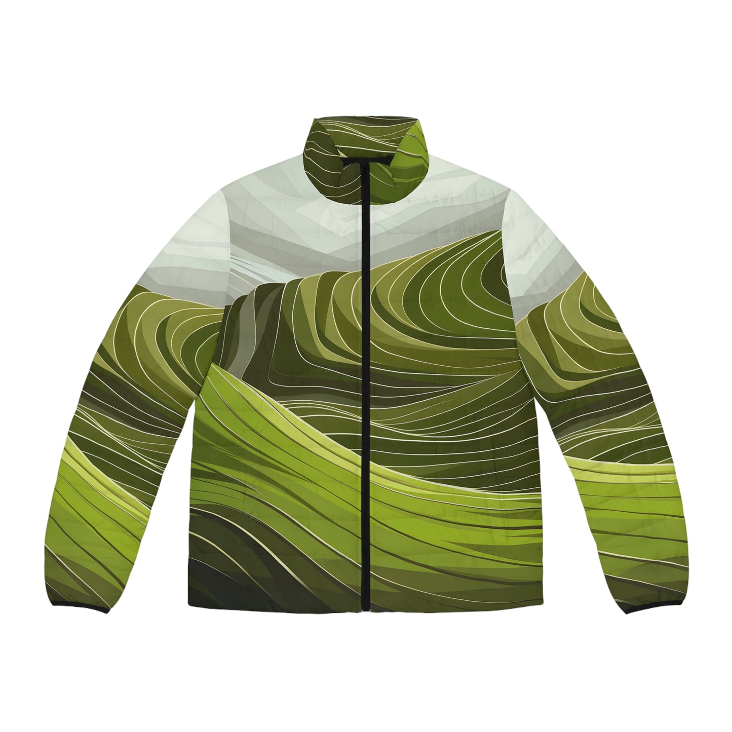 Nature Art Stylish Puffer Jacket for Outdoor Adventures Travel Design Winter