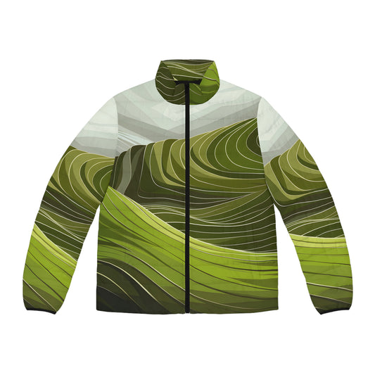 Nature Art Stylish Puffer Jacket for Outdoor Adventures Travel Design Winter