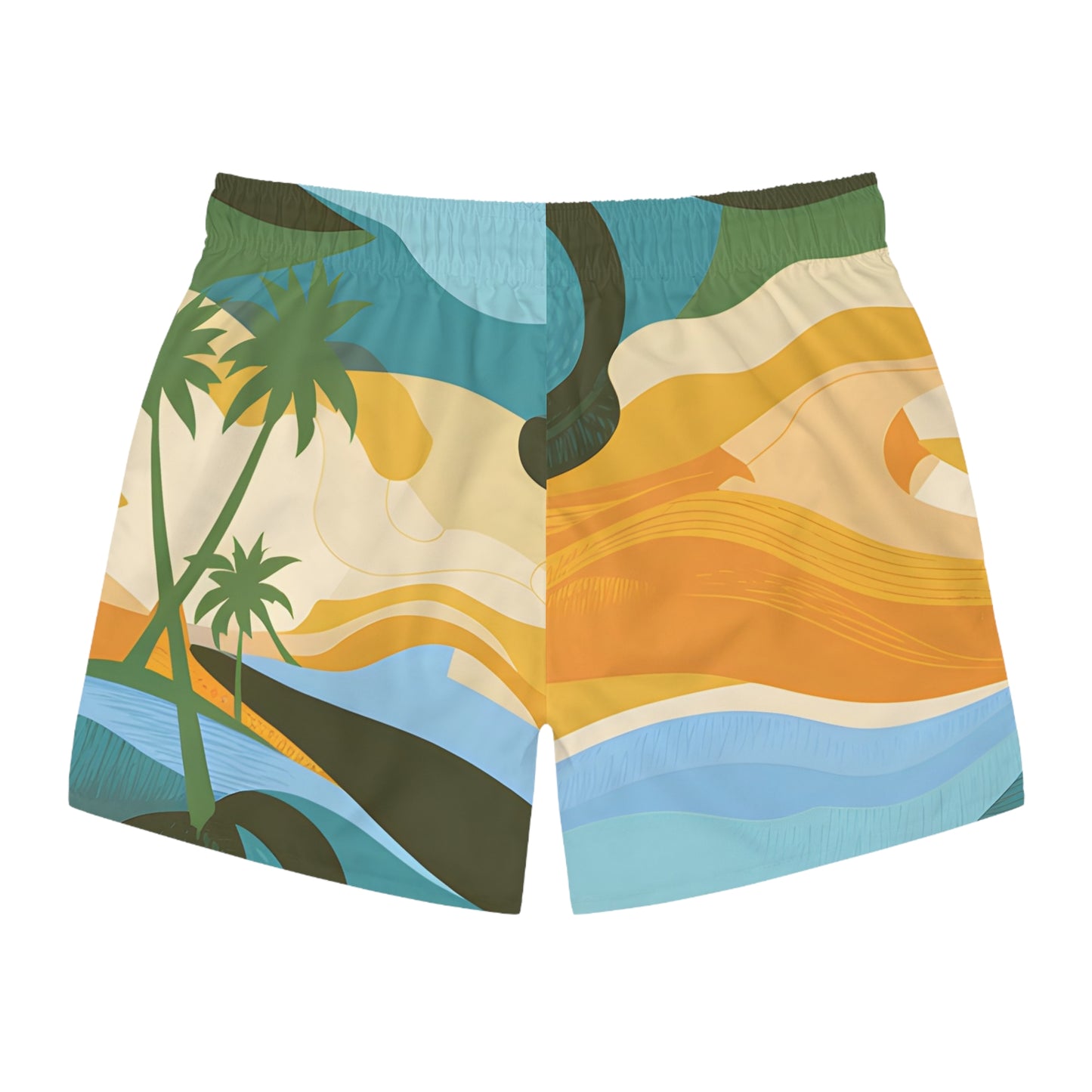 Waikiki Men's Swim Trunks Beach Shorts Quick Dry Sun Protection Surf Surfer
