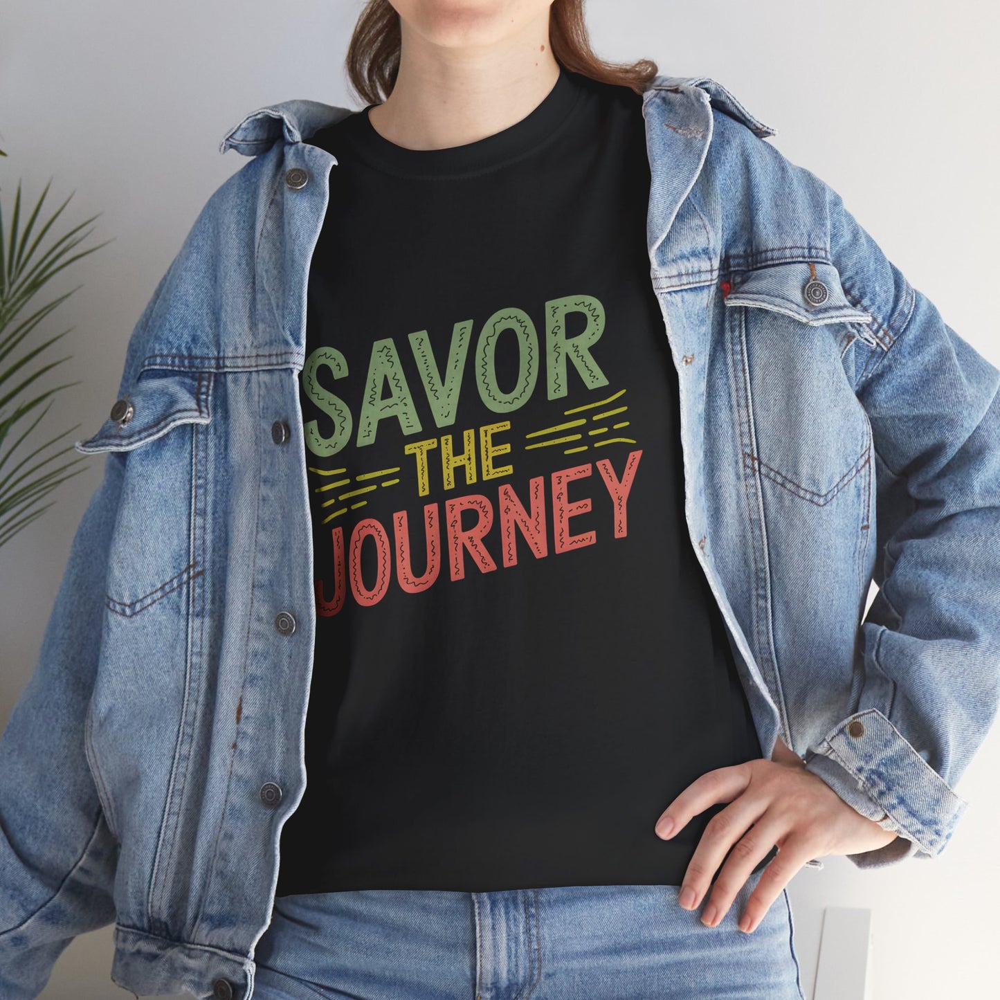 Savor the Journey Graphic Tee Adventure Travel Shirt Unisex Casual Short Sleeve