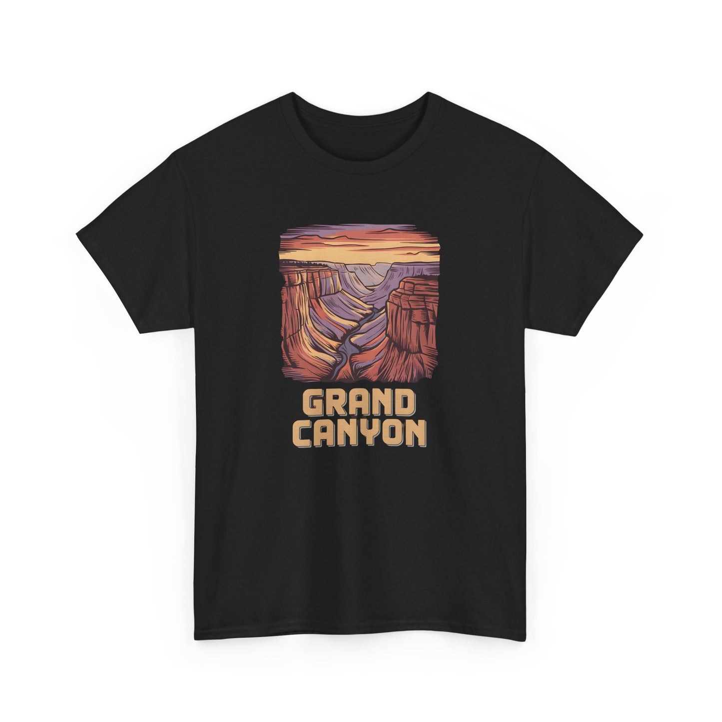 Grand Canyon T-Shirt Unisex Graphic Tee Retro National Park Nature Hiking Gift