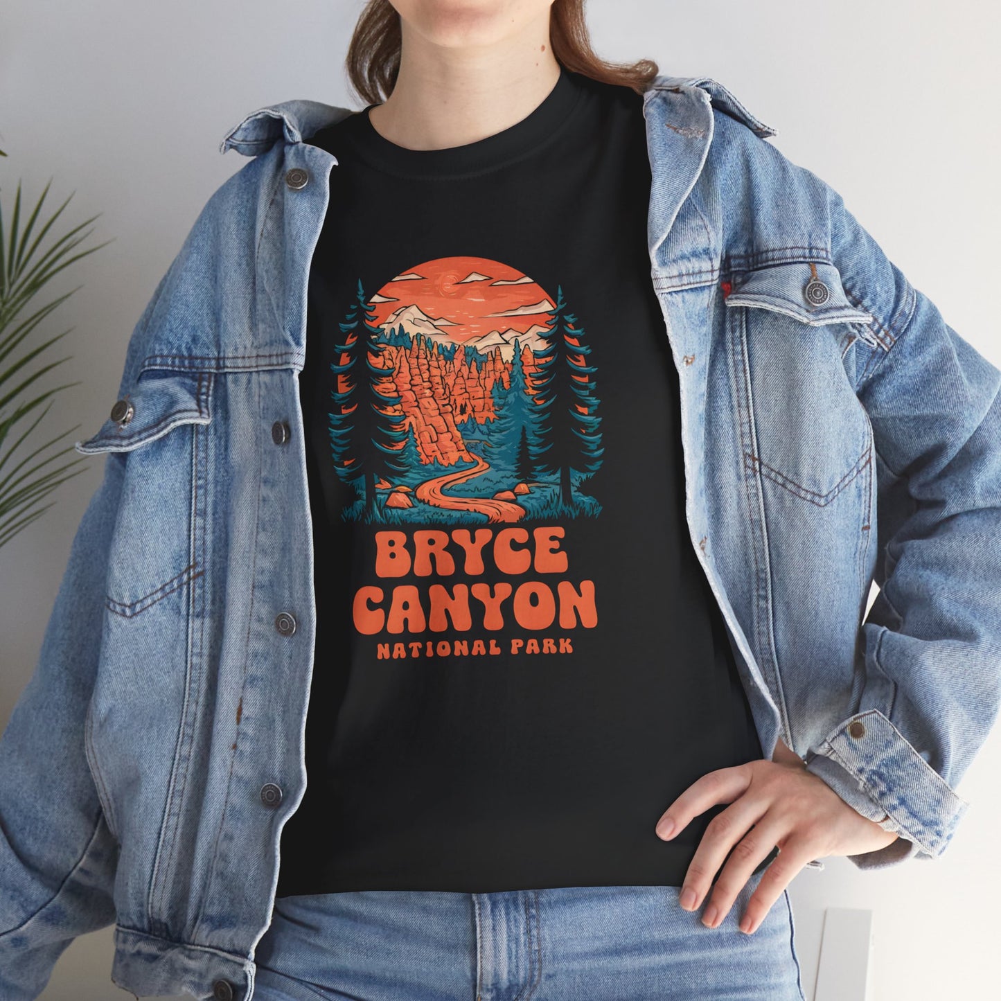 Bryce Canyon National Park Rero Graphic Tee Unisex Heavy Cotton Shirt Tshirt