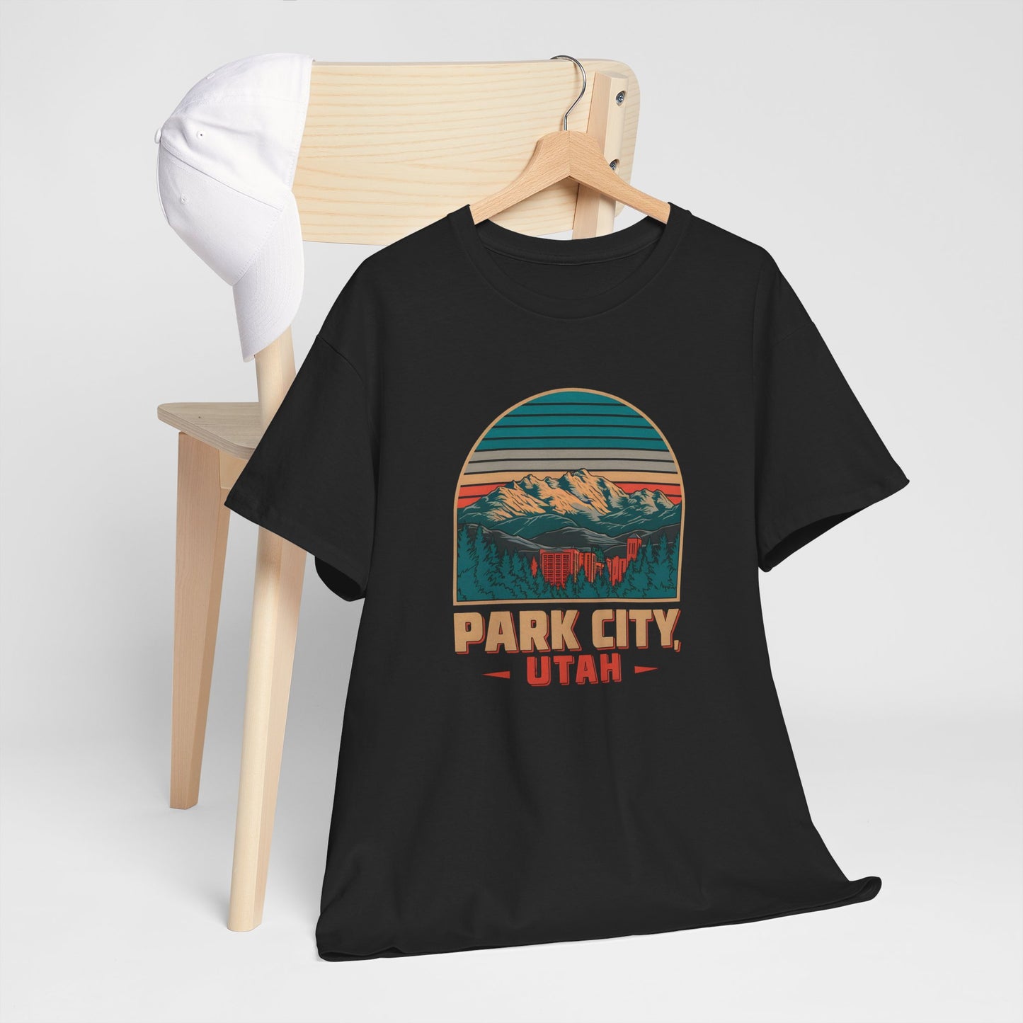 Retro Park City Utah Graphic Tee Shirt Unisex Vintage Shirt Mountain
