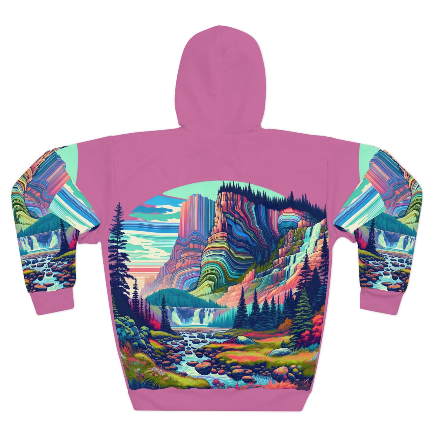 Acadia National Park All-Over Print Hoodie Outdoor Adventure Apparel