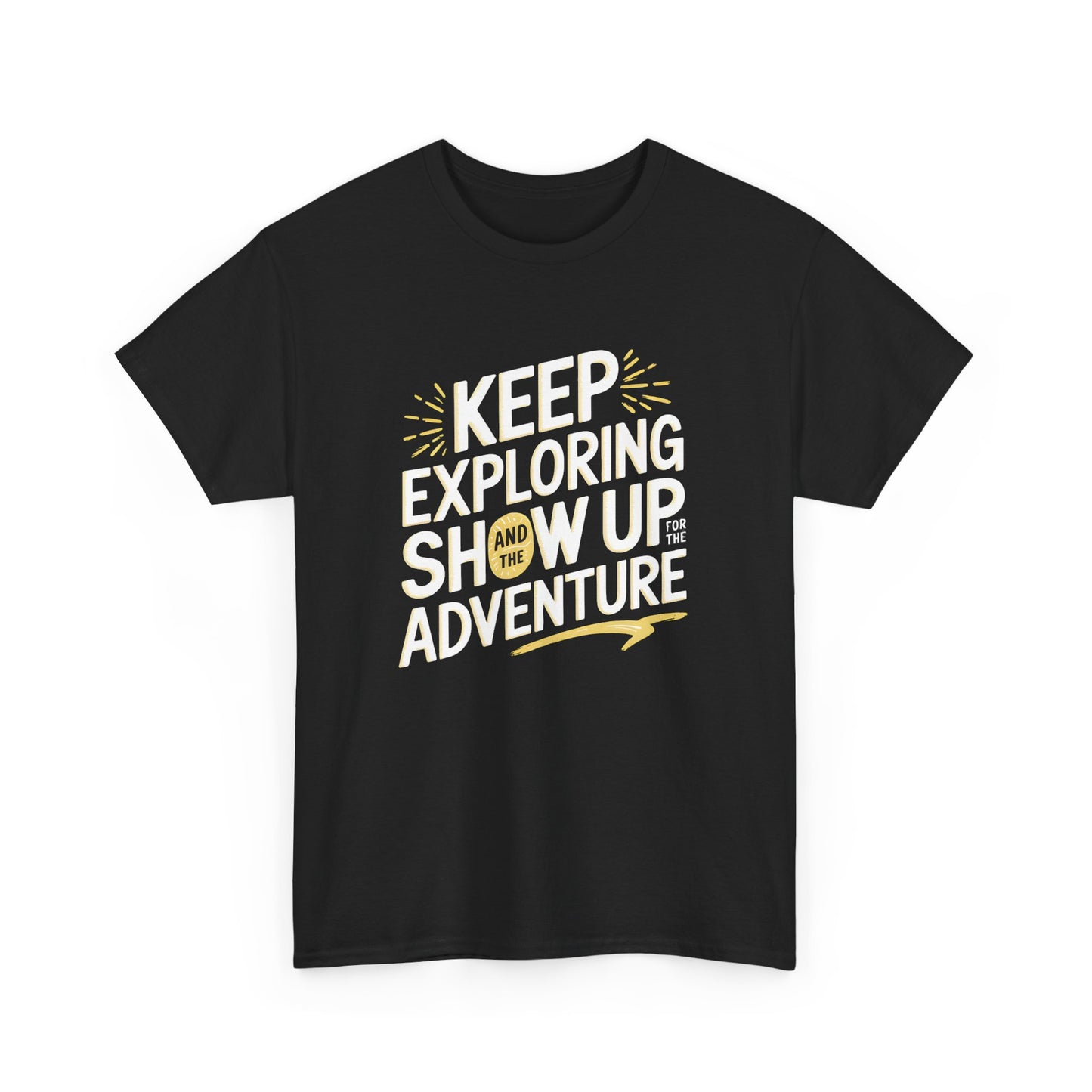 Keep Exploring T-Shirt Graphic Tee Outdoor Adventure Quote Hiking Travel Nature