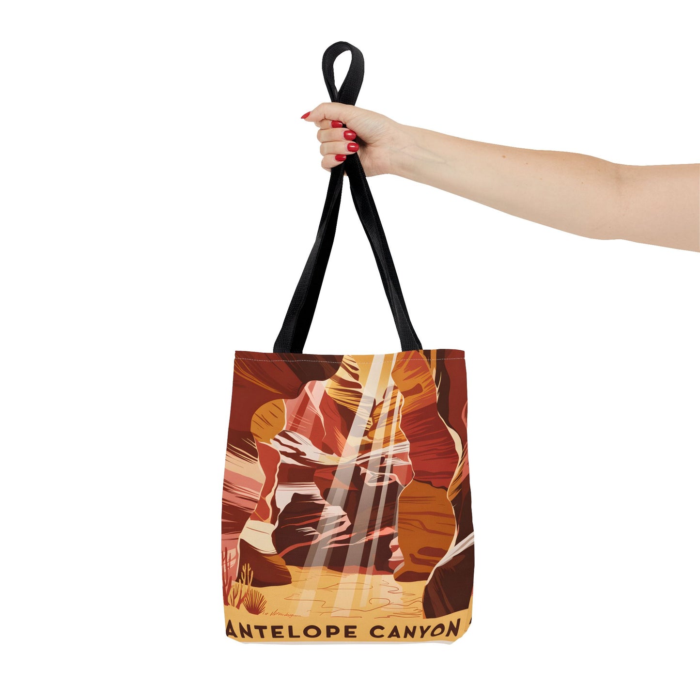 Antelope Canyon All Over Print Tote Bag Arizona Landscape Travel Accessory