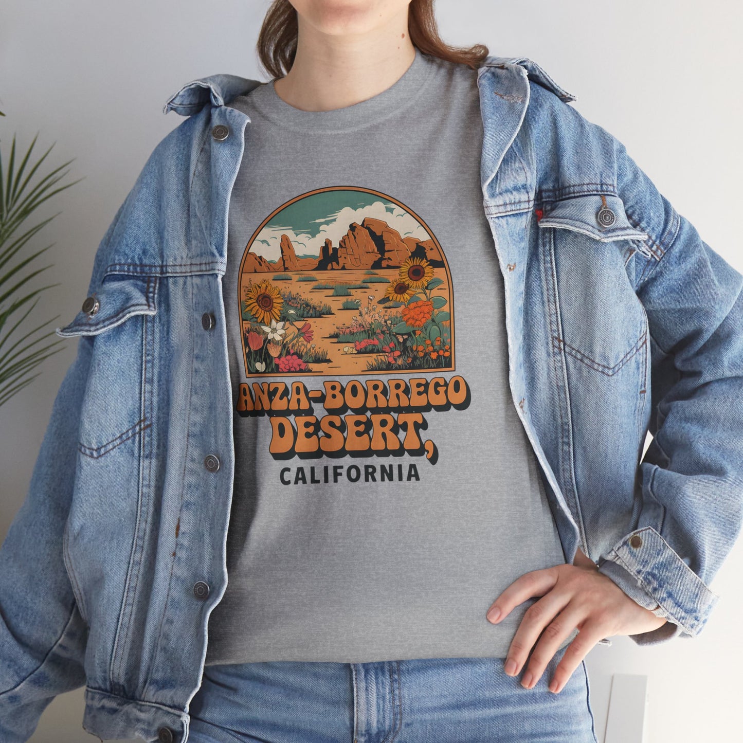 Anza-Borrego Desert California T-Shirt Vintage Nature Graphic Tee - T Shirt