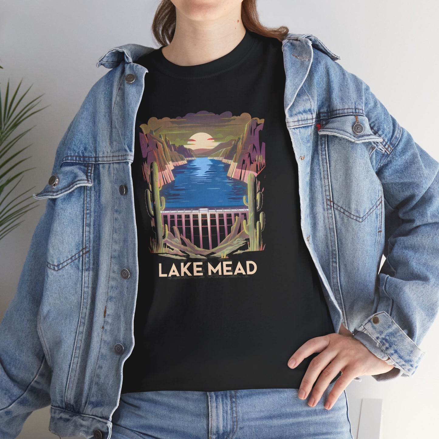 Lake Mead National Recreation Area Vintage T-Shirt Desert Sunset Graphic Tee