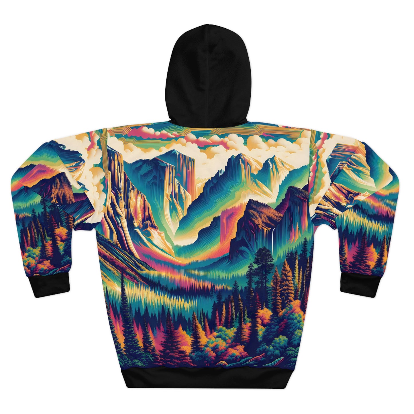 San Juan Mountains All Over Print Pullover Hoodie Outdoor Adventure Apparel