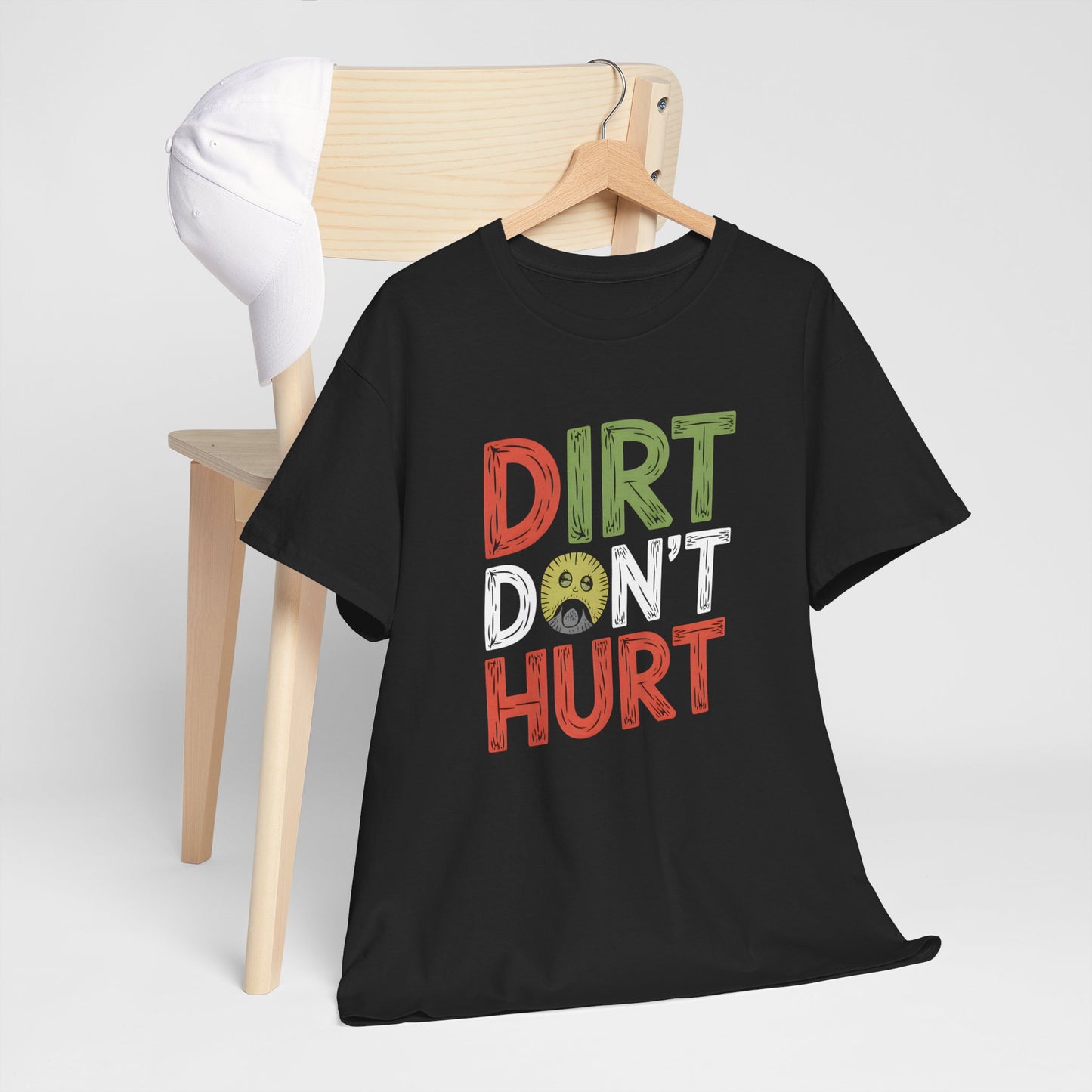 Dirt Don’t Hurt T-Shirt Funny Graphic Tee Unisex Casual Gardening Apparel Wear