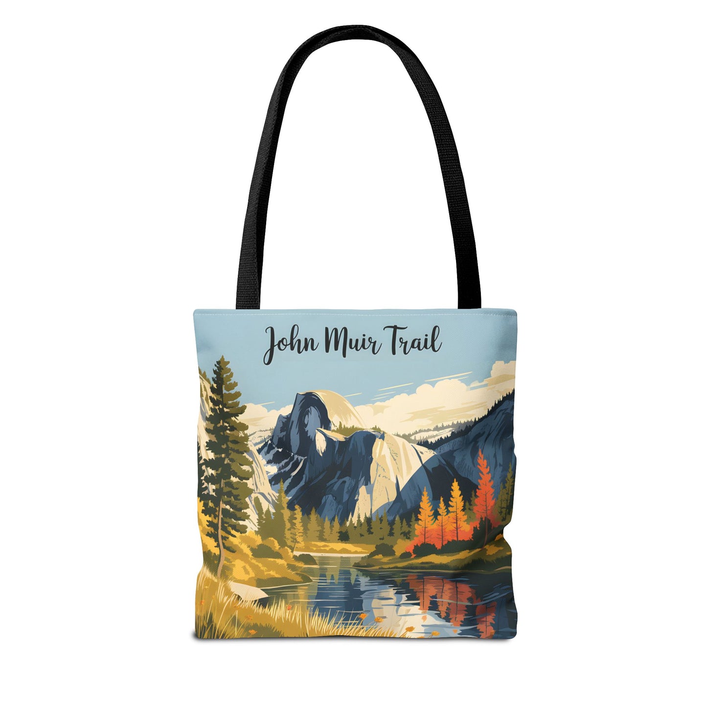 John Muir Trail All Over Print Tote Bag Nature Art Landscape Gift Eco Friendly