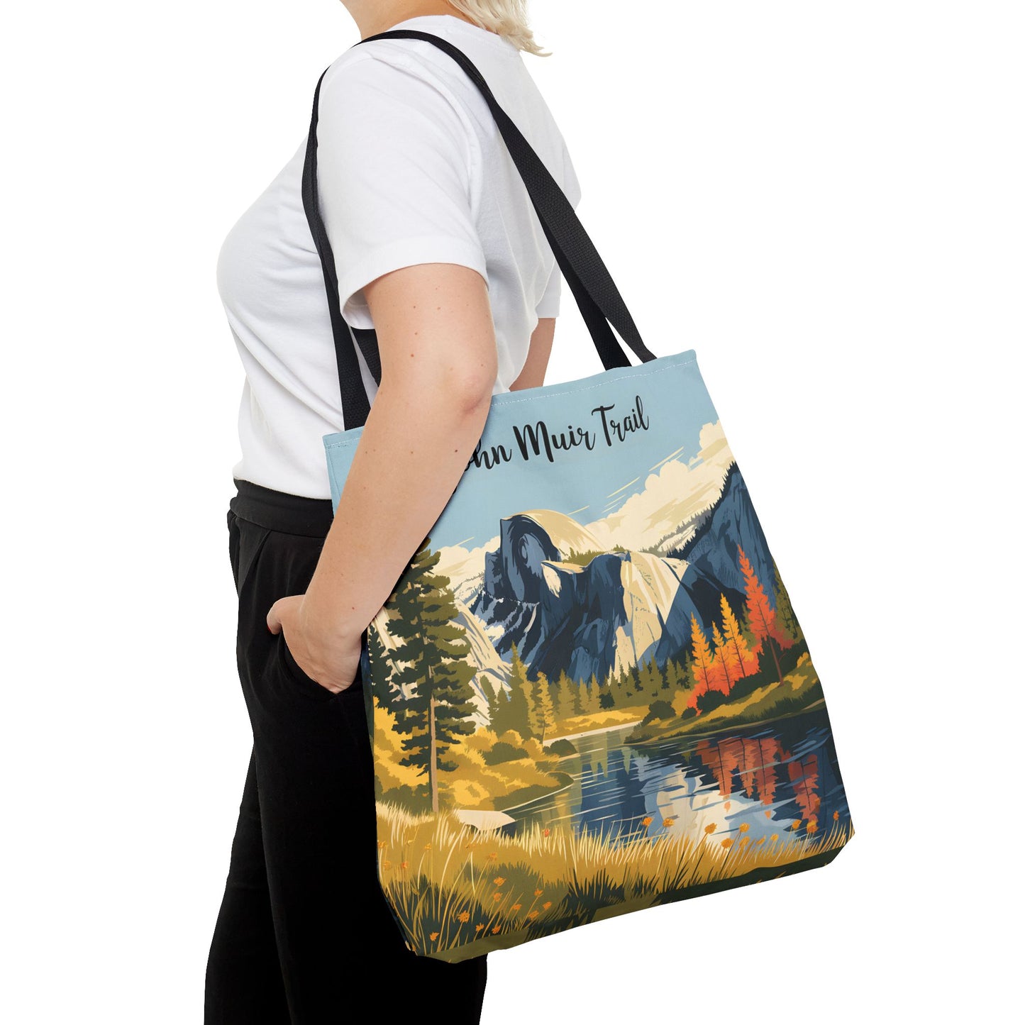 John Muir Trail All Over Print Tote Bag Nature Art Landscape Gift Eco Friendly
