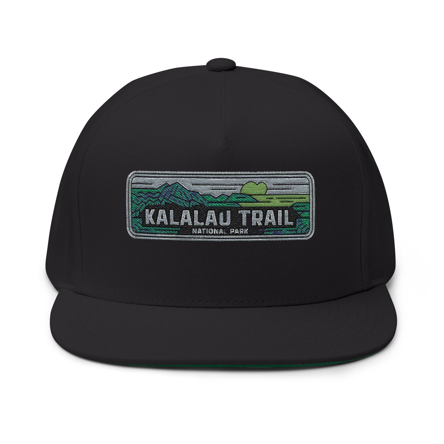 Kalalau Trail Flat Bill Hat National Park Outdoor Adventure Gear Hiking Apparel