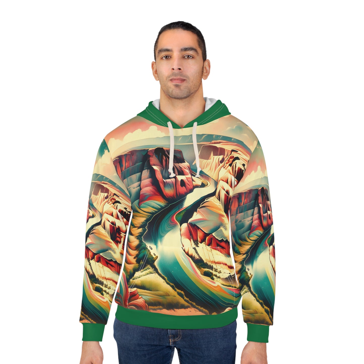 Horseshoe Bend Hoodie All Over Print Travel Outdoor Apparel National Park