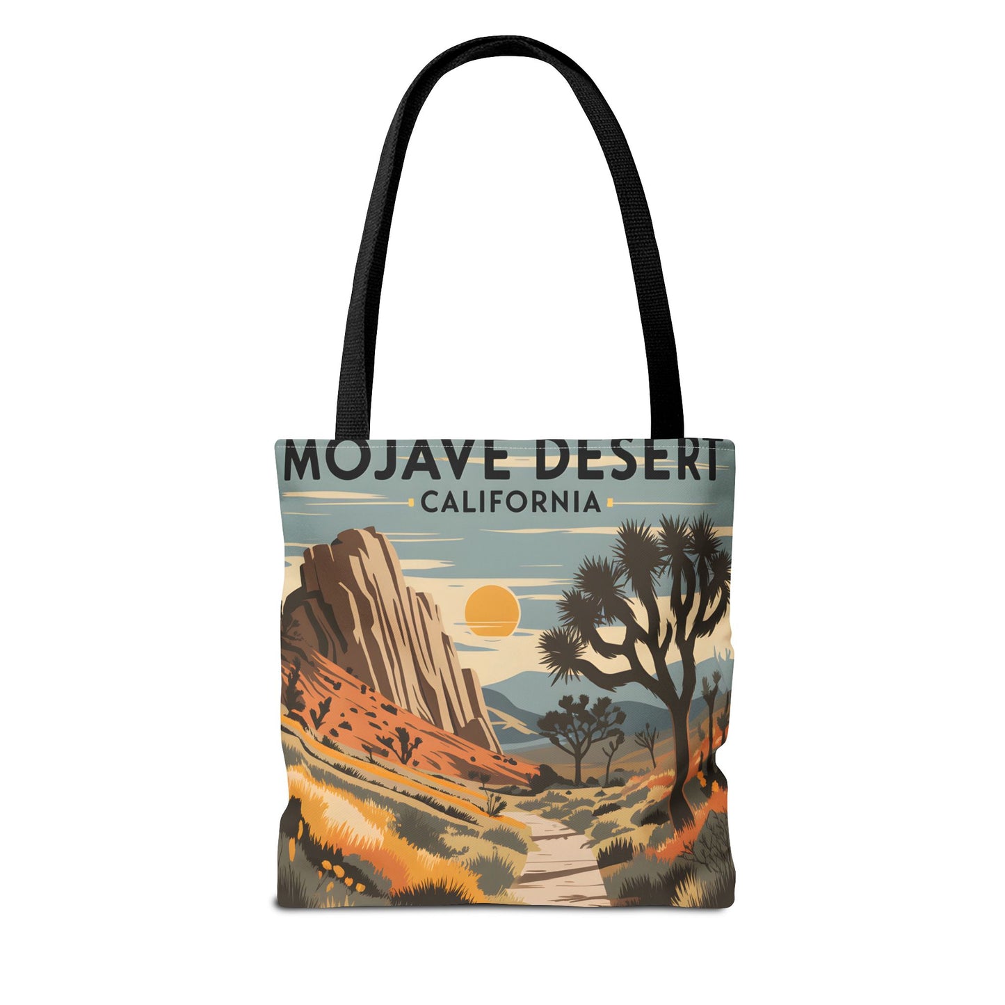 Mojave Desert California All Over Print Tote Bag Landscape Design Eco Friendly