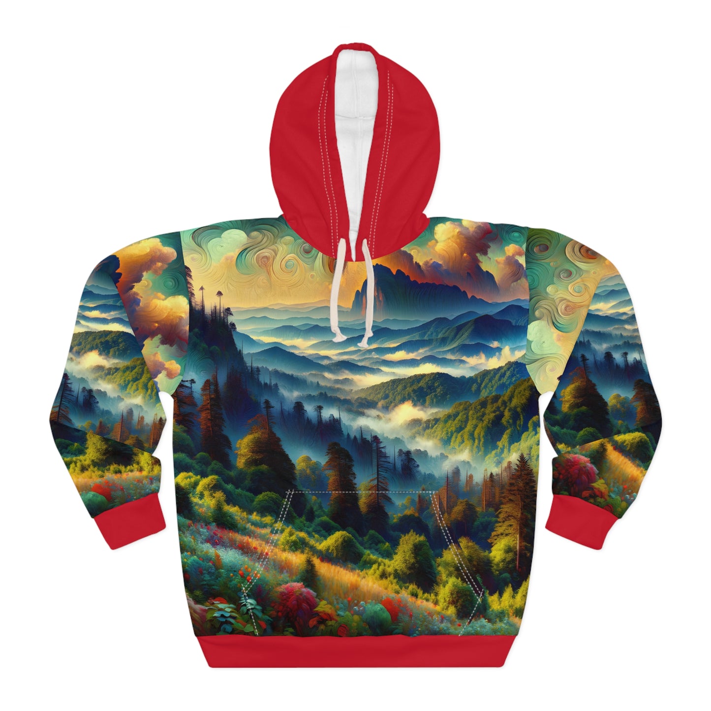 Great Smoky Mountains National Park All-Over Print Hoodie for Nature Lovers