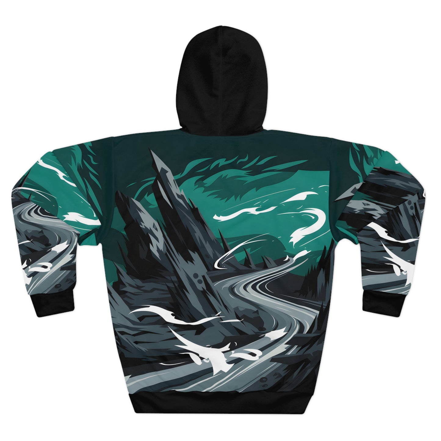 Obsidian Winds Hoodie All Over Print Unisex Outdoor Adventure Pullover Apparel