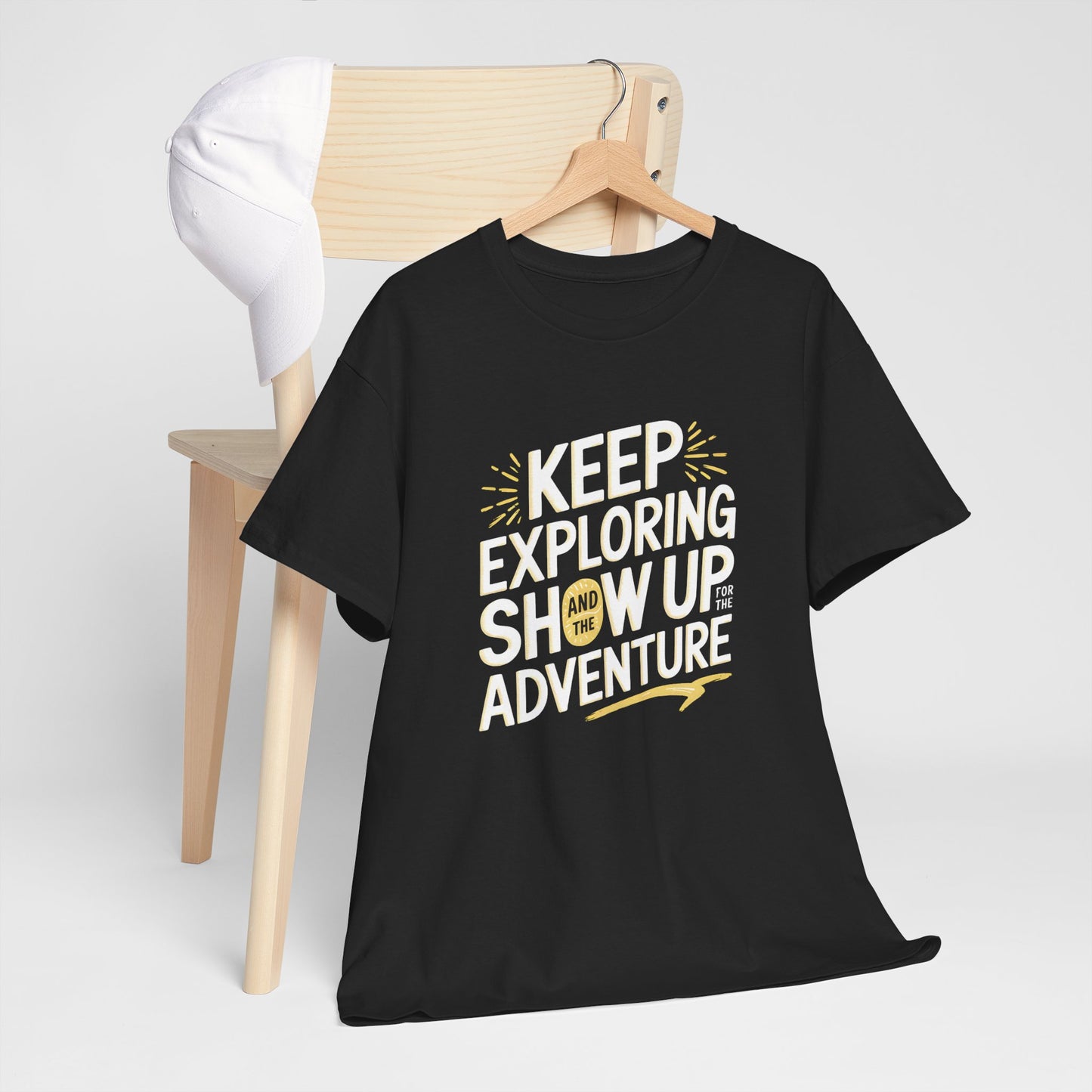 Keep Exploring T-Shirt Graphic Tee Outdoor Adventure Quote Hiking Travel Nature