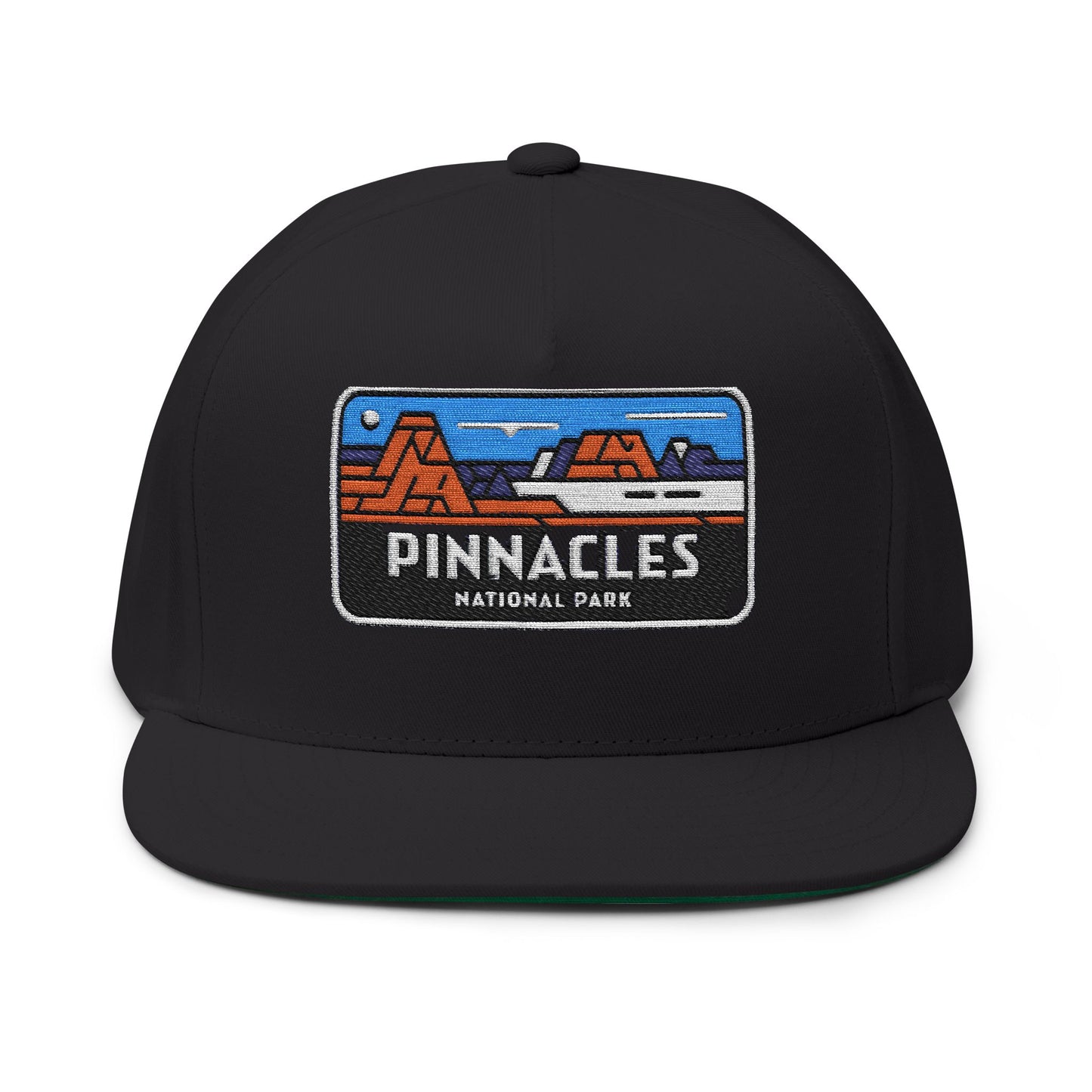 Pinnacles National Park Flat Bill Hat Vintage Outdoor Apparel Gift
