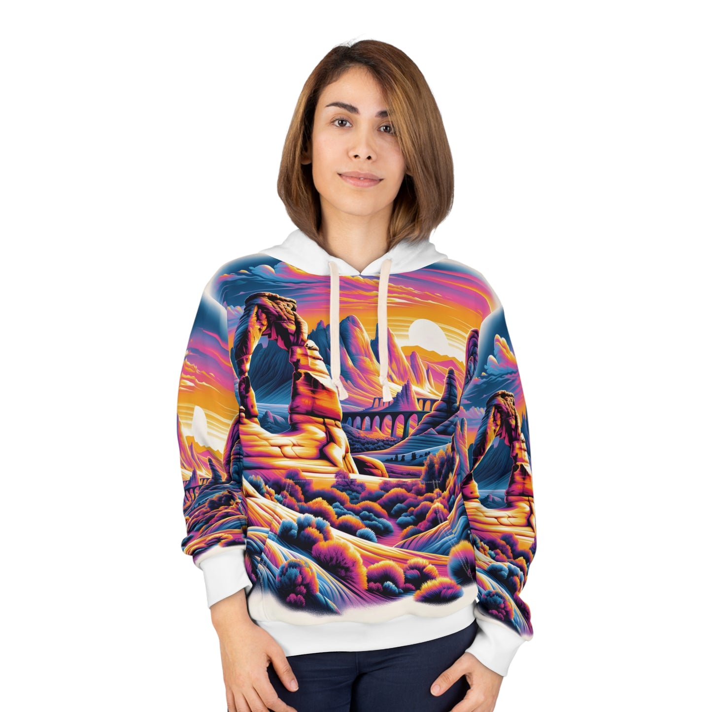 Great Basin Desert All Over Print Hoodie for Outdoor Adventures Apparel Wear