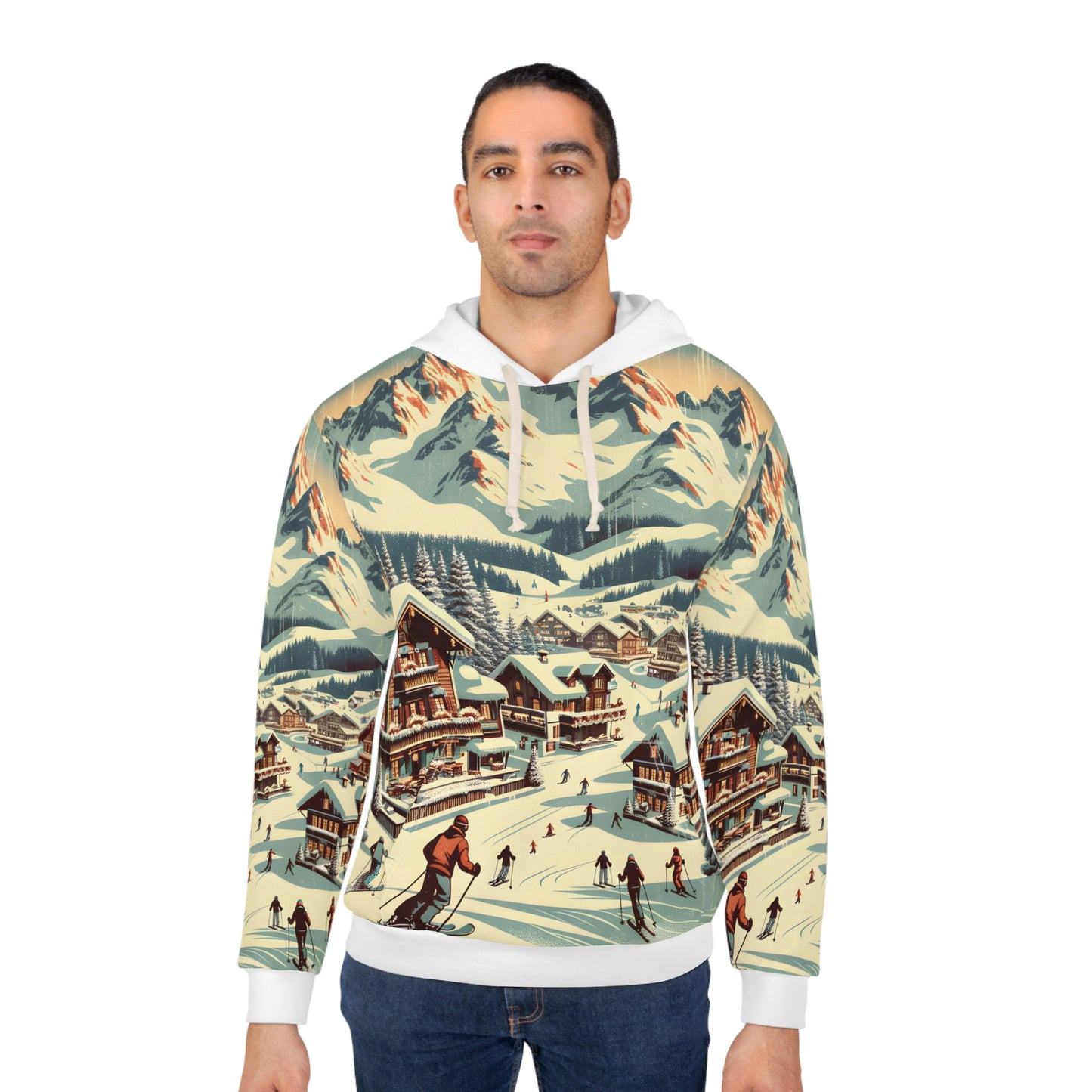 Breckenridge Hoodie All Over Print Outdoor Apparel Travel Winter Casual Style