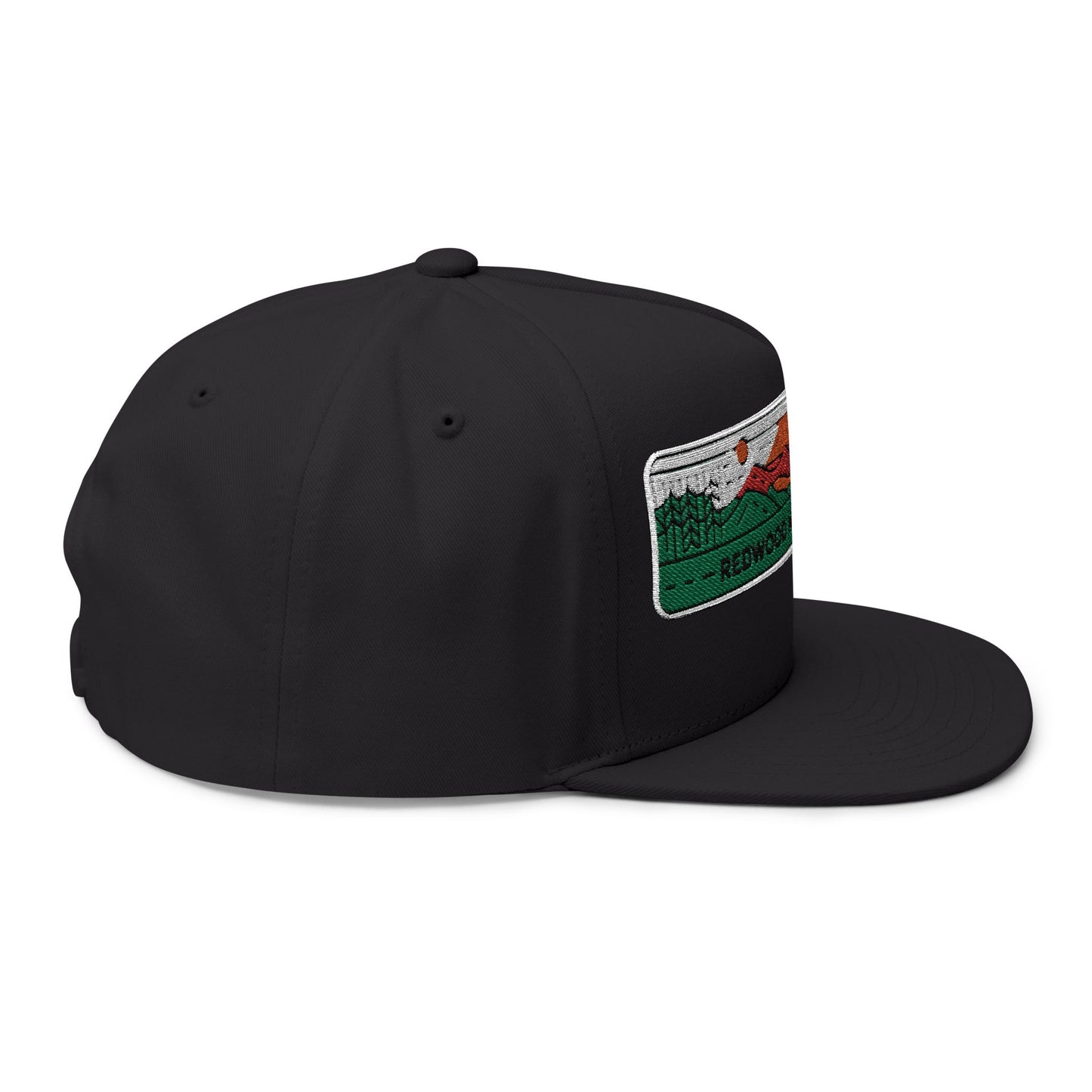 Redwood National Park Flat Bill Hat Outdoor Adventure Apparel Adjustable Cap