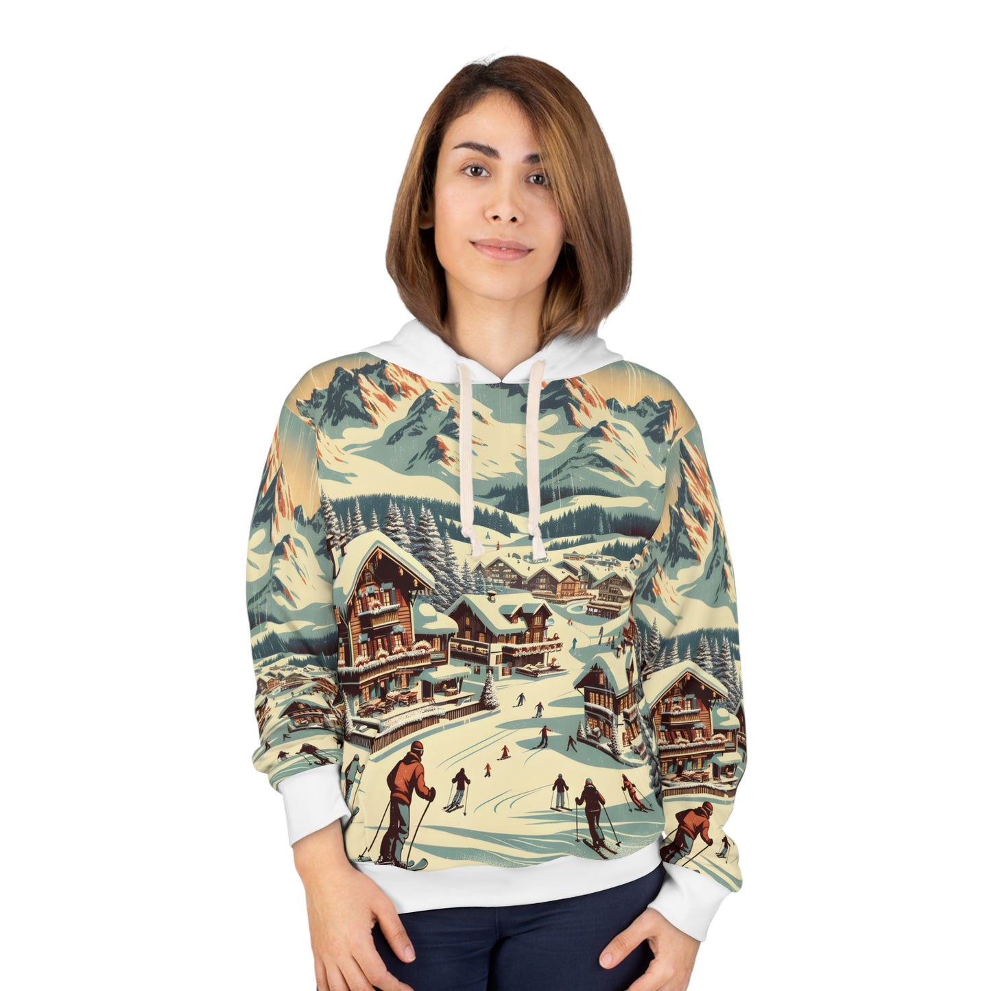 Breckenridge Hoodie All Over Print Outdoor Apparel Travel Winter Casual Style