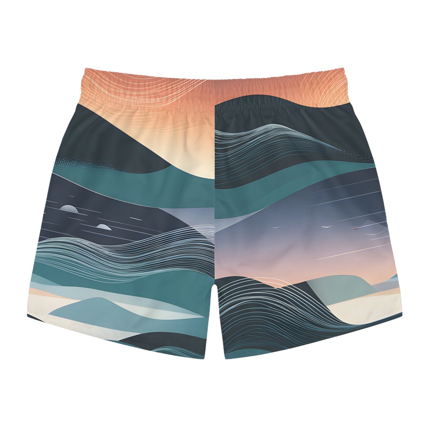 Sea Dusk Men's Swim Trunks Quick Dry Beachwear Summer Vacation Surf Surfer
