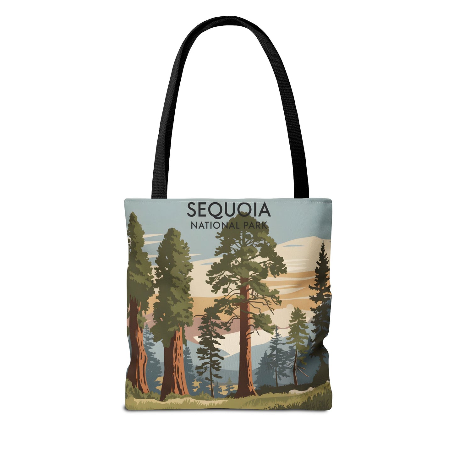 Sequoia National Park All Over Print Tote Bag Eco-Friendly Travel Apparel