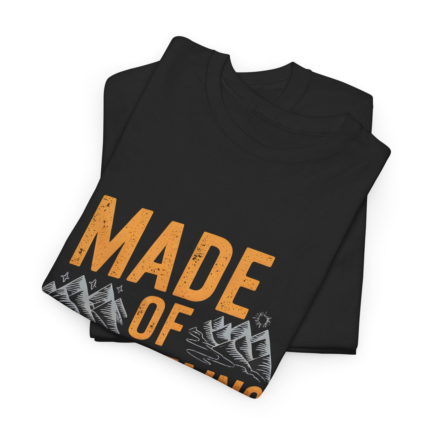 Made of Mountains T-Shirt Hiking Nature Outdoor Adventure Graphic Tee Unisex