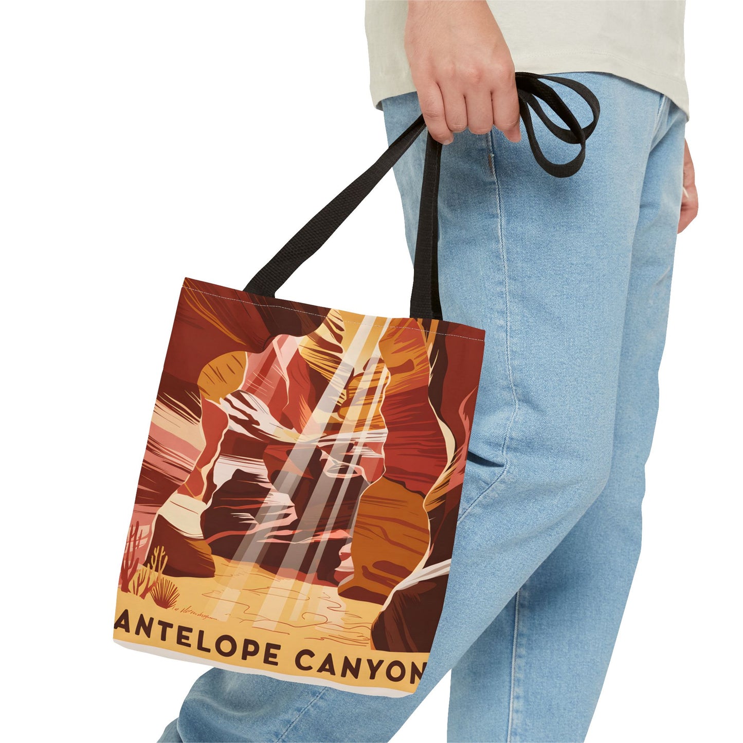 Antelope Canyon All Over Print Tote Bag Arizona Landscape Travel Accessory