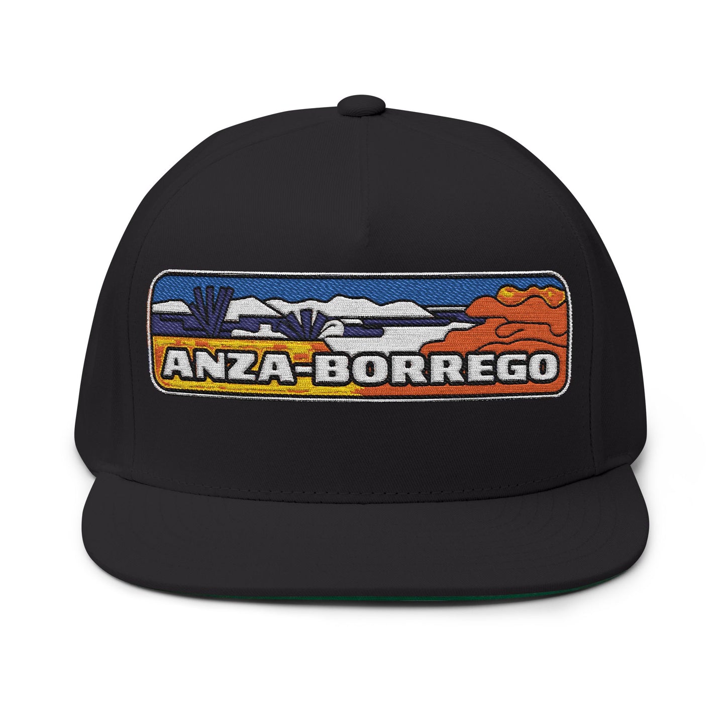 Anza-Borrego Desert Flat Bill Hat Outdoor Adventure Clothing Gear