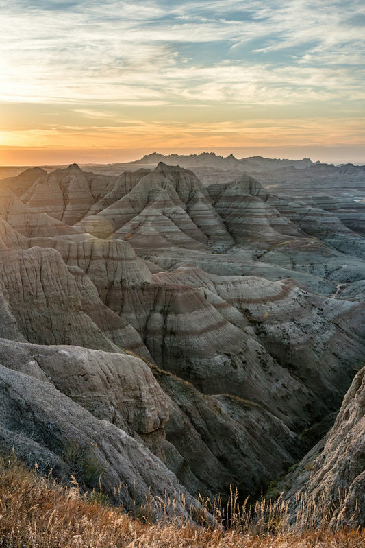 Badlands National Park All Over Print Tote Bag Scenic Landscape Design Art